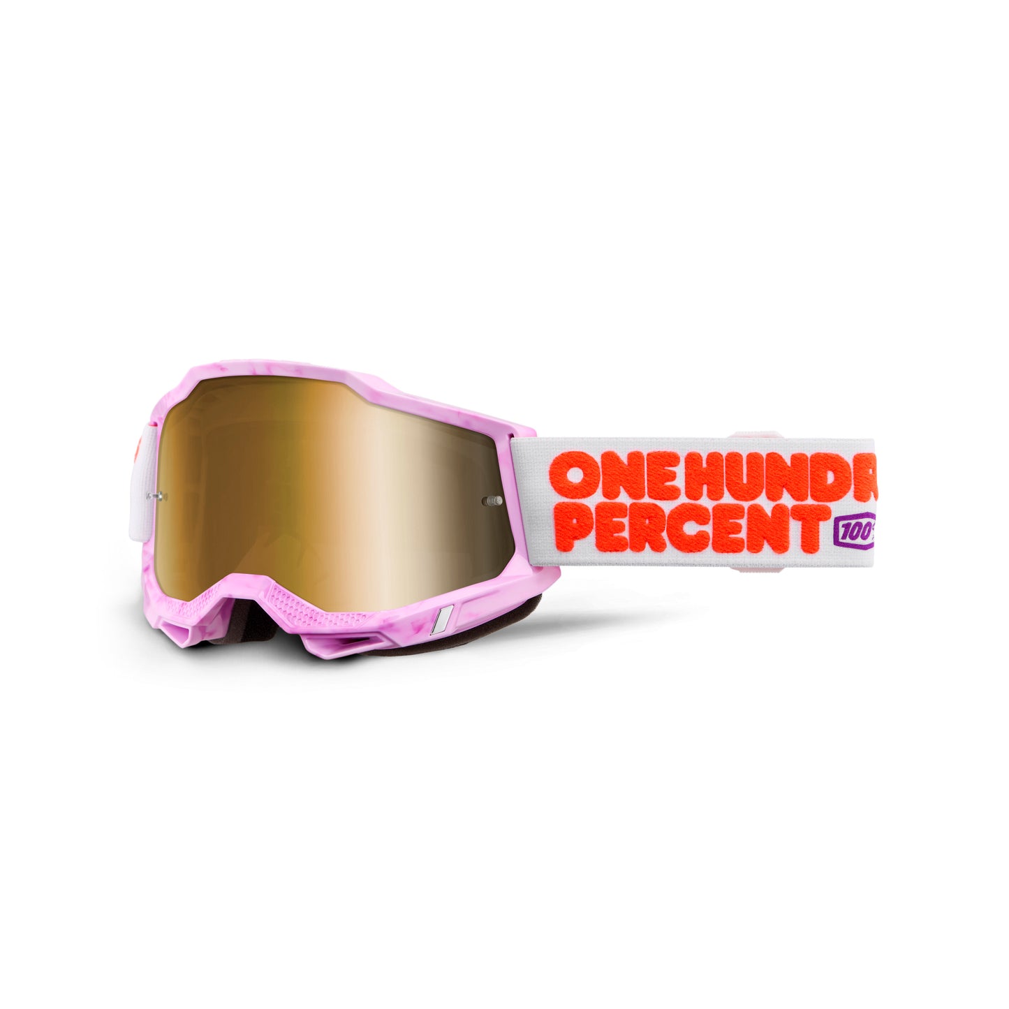 100 Percent Accuri 2 Goggles - One Size Fits Most -  Hundreds - Mirror True Gold Lens