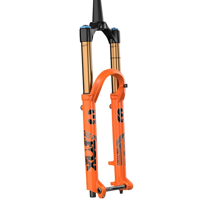 Fox Factory Fox 36 Float Factory Series Fork - 29 Inch - 1 1/8th - 1.5 Inch Tapered - 15x110mm Boost - 160mm Travel - 44mm - Grip 2 HSC/LSC HSR/LSR - Kabolt-X - 2023-24 - Shiny Orange