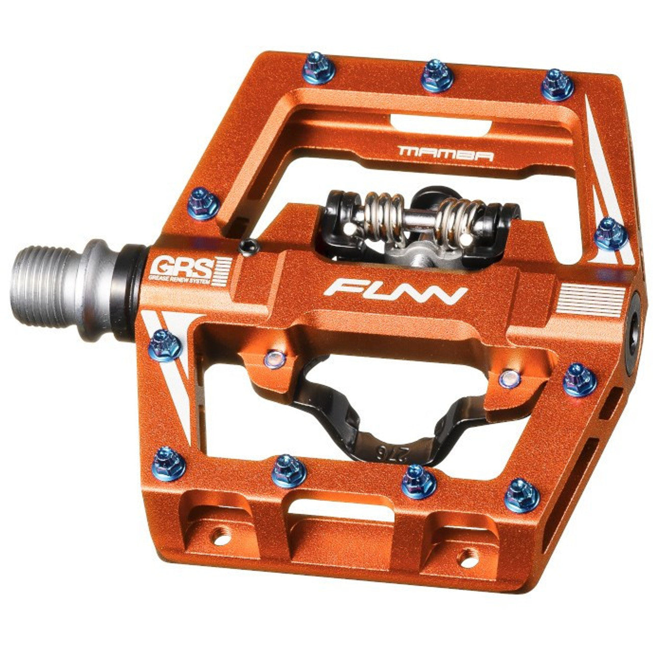 FUNN Mamba S One Side SPD Pedals - S - Orange