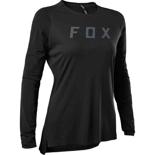 Fox Flexair Pro Women's Long Sleeve Jersey - Women's S - Black