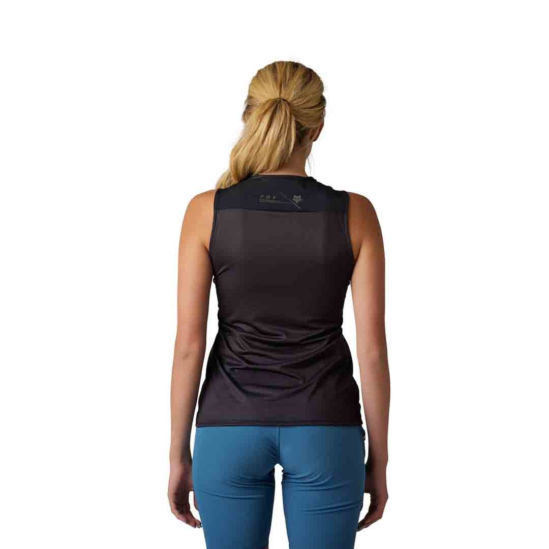 Fox Flexair Ascent Women's Sleeveless Jersey - Women's S - Black