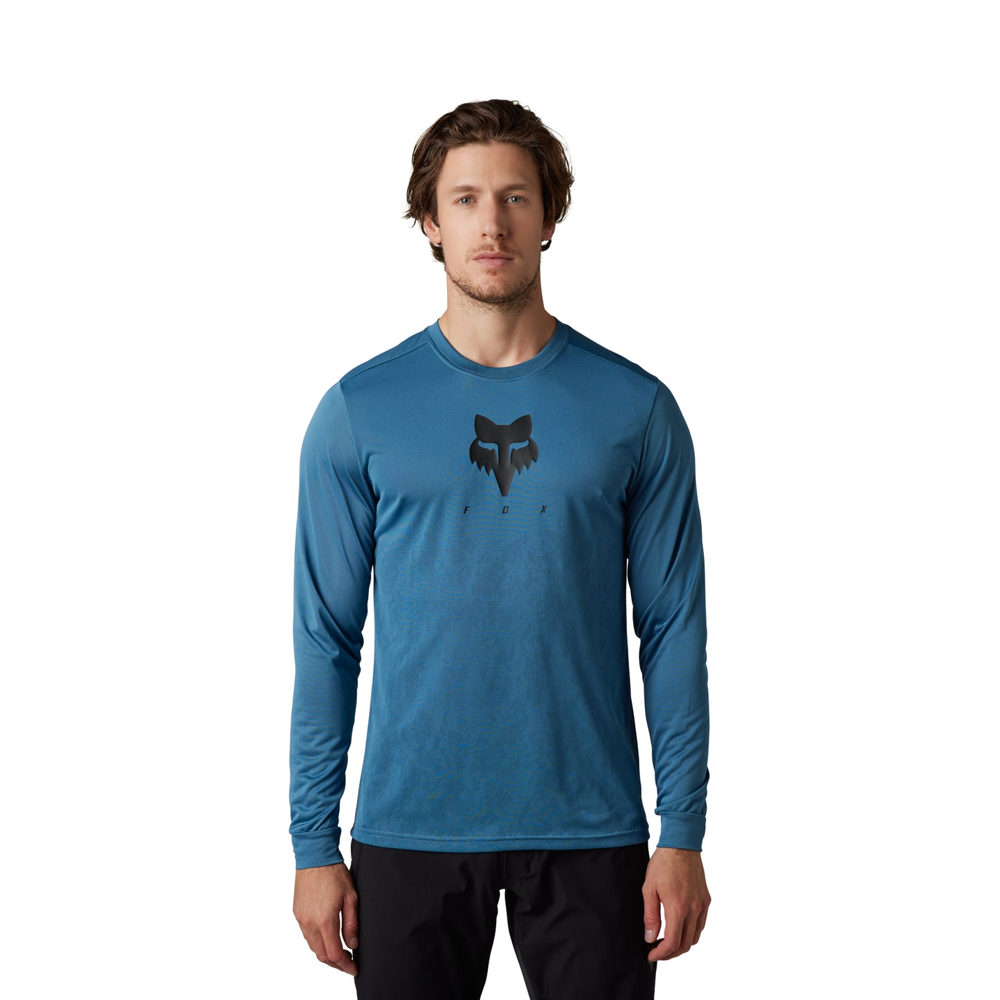 Fox Ranger Tru Dri Long Sleeve Jersey - M - Dark Slate