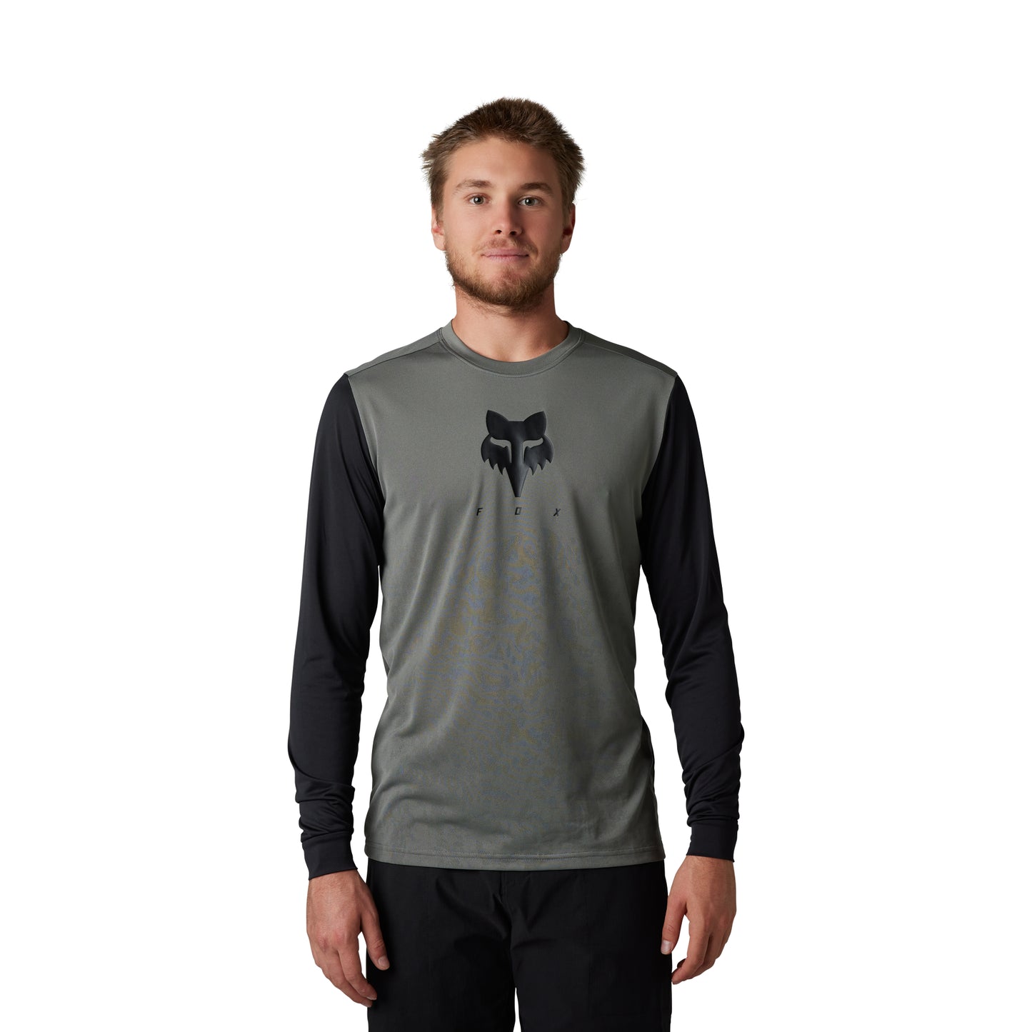 Fox Ranger Tru Dri Long Sleeve Jersey - M - Pewter