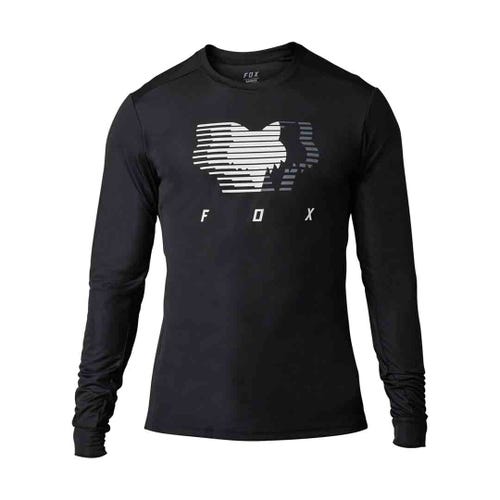 Fox Ranger Long Sleeve Jersey - M - Dayto - Black