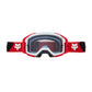 Fox Airspace Core Goggles - One Size Fits Most -  Flo Red - Smoke Grey Lens