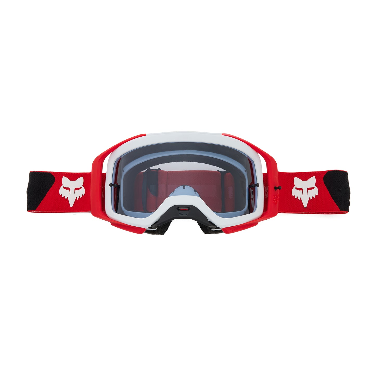Fox Airspace Core Goggles - One Size Fits Most -  Flo Red - Smoke Grey Lens