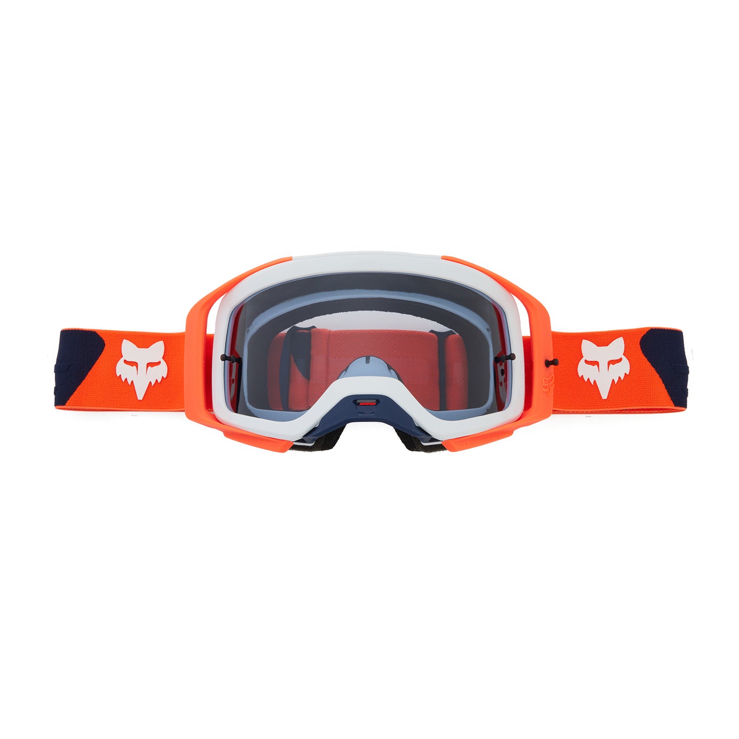 Fox Airspace Core Goggles - One Size Fits Most -  Navy - Orange - Smoke Grey Lens