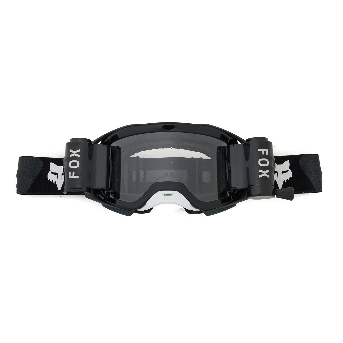 Fox Airspace Roll Off Goggles - One Size Fits Most -  Black - Clear Lens