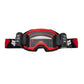 Fox Airspace Roll Off Goggles - One Size Fits Most - Flo Red - Clear Lens