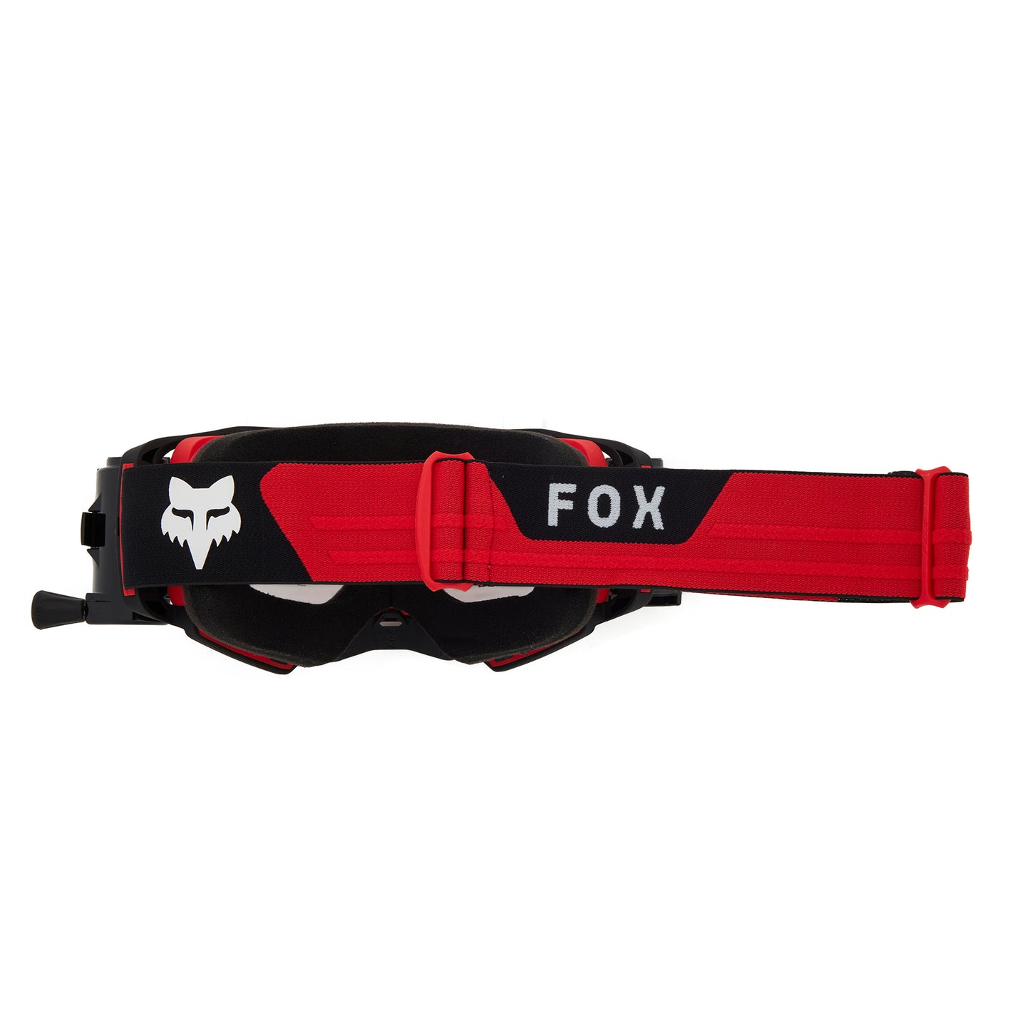 Fox Airspace Roll Off Goggles - One Size Fits Most - Flo Red - Clear Lens