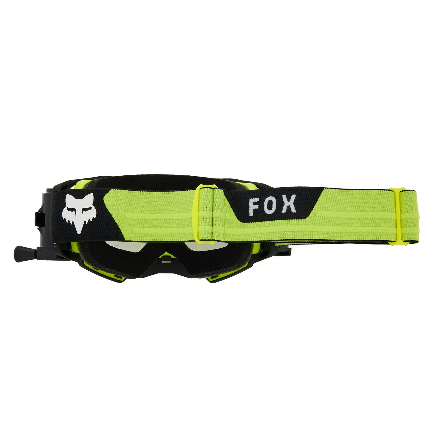 Fox Airspace Roll Off Goggles - One Size Fits Most - Flo Yellow - Clear Lens
