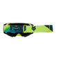 Fox Airspace Streak Goggles - One Size Fits Most -  Black - Yellow - Spark Mirror Blue Lens
