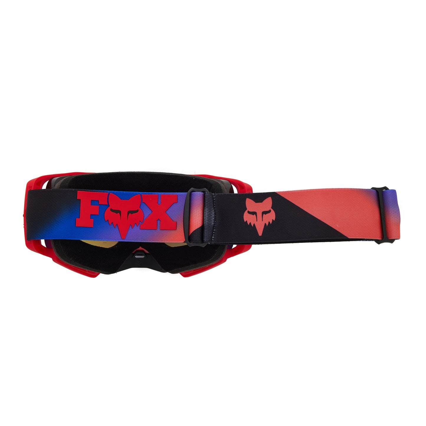 Fox Airspace Streak Goggles - One Size Fits Most -  Flo Red - Spark Mirror Blue Lens