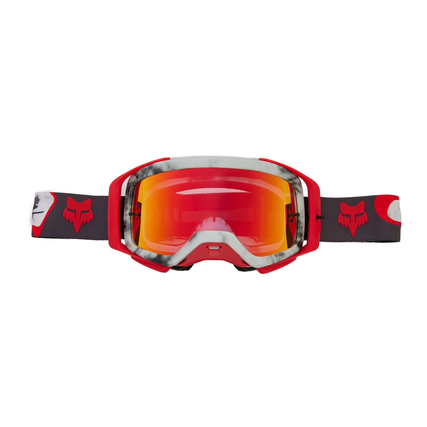 Fox Airspace Atlas Goggles - One Size Fits Most -  Grey - Red - Spark Mirror Red Lens