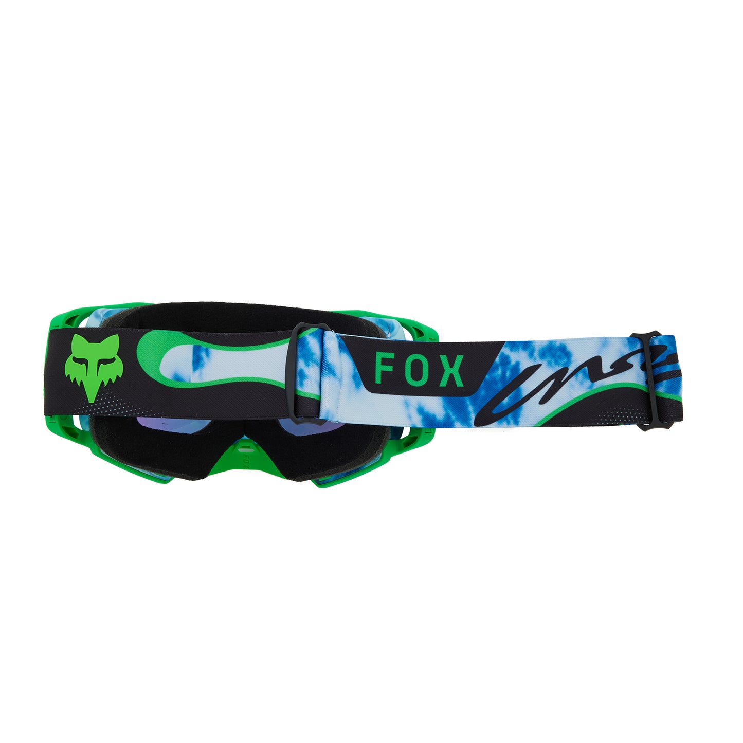 Fox Airspace Atlas Goggles - One Size Fits Most -  Black - Green - Spark Mirror Green Lens