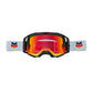 Fox Airspace Flora Goggles - One Size Fits Most -  White - Injected Mirror Red Lens
