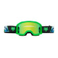 Fox Main Atlas Goggles - One Size Fits Most -  Black - Green - Spark Mirror Green Lens