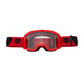 Fox Main Core Youth Goggles - One Size Fits Most -  Flo Red - Clear Lens
