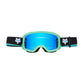 Fox Main Ballast Youth Goggles - One Size Fits Most -  Black - Blue - Spark Mirror Blue Lens