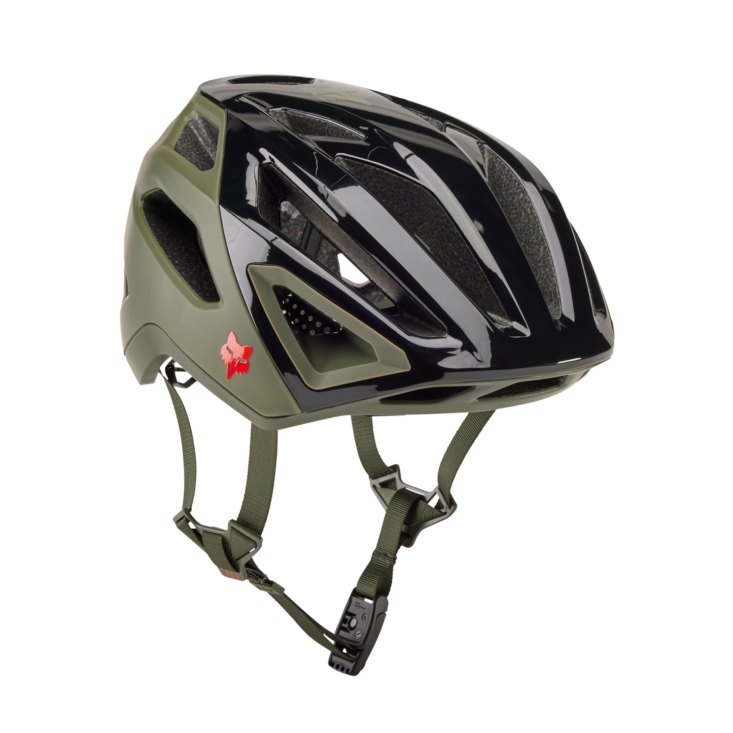 Fox Crossframe Pro MIPS Helmet - S - Graphic - Olive Green