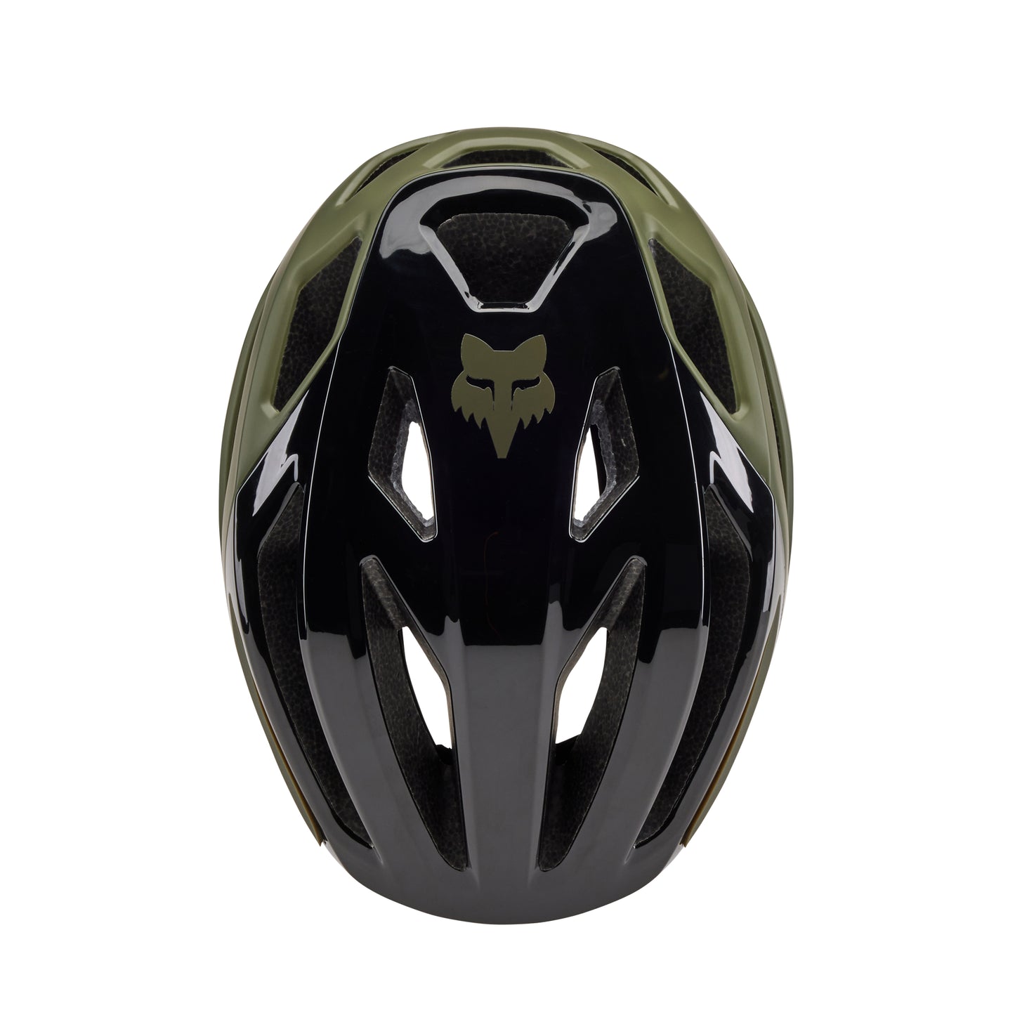 Fox Crossframe Pro MIPS Helmet - M - Graphic - Olive Green