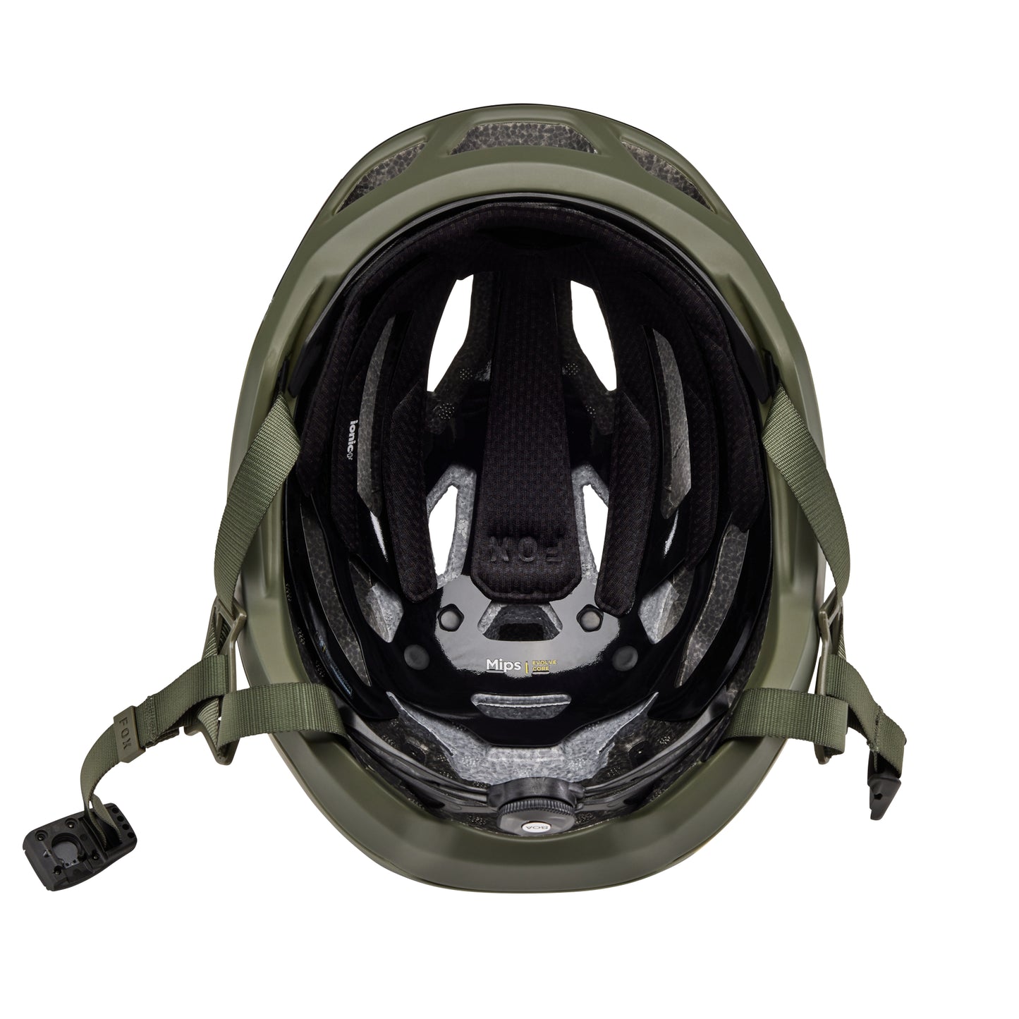 Fox Crossframe Pro MIPS Helmet - S - Graphic - Olive Green