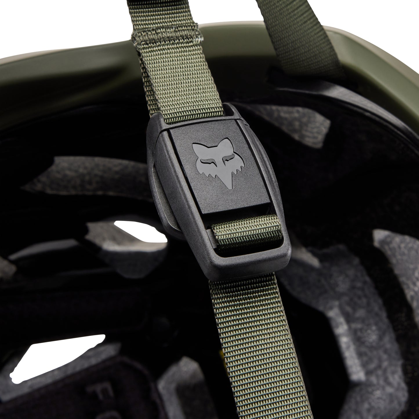 Fox Crossframe Pro MIPS Helmet - S - Graphic - Olive Green