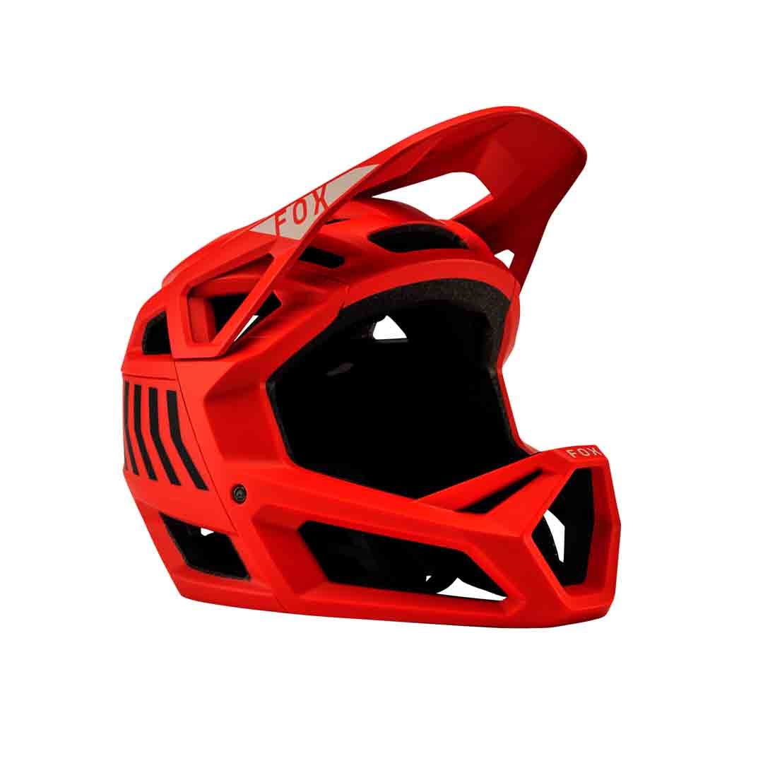 Fox Proframe MIPS Helmet - L - Race Energy - Orange Flame