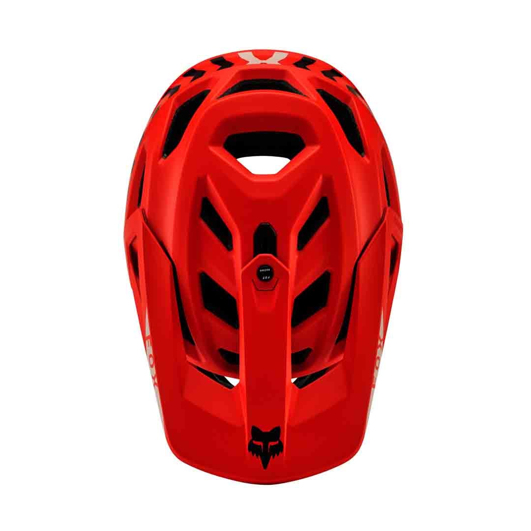 Fox Proframe MIPS Helmet - M - Race Energy - Orange Flame