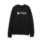 Fox Absolute Fleece Crewneck Jumper - L - Black
