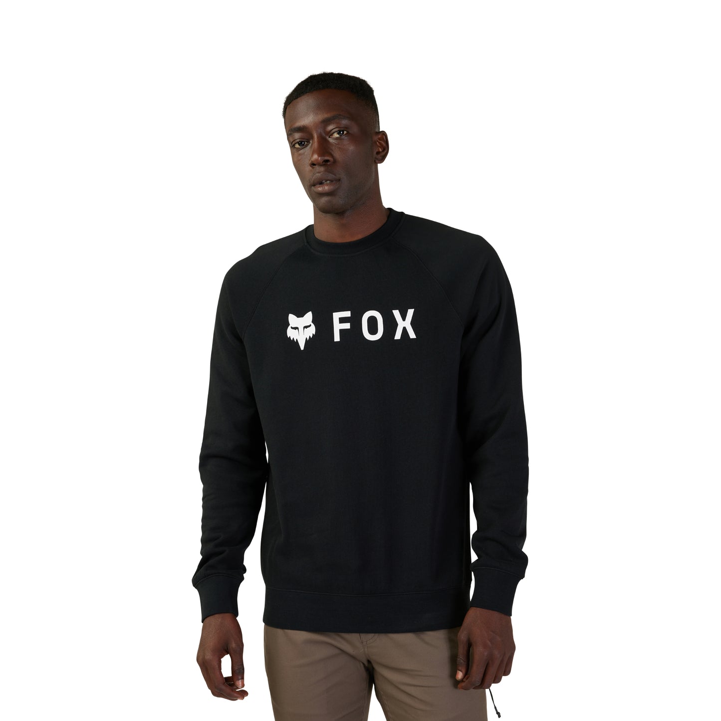 Fox Absolute Fleece Crewneck Jumper - L - Black