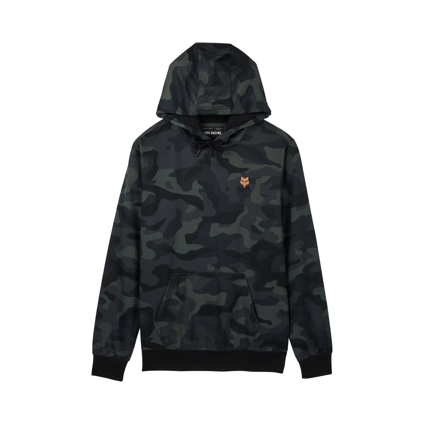 Fox Fox Head Camo Fleece Pullover Jumper - S - Black Camo