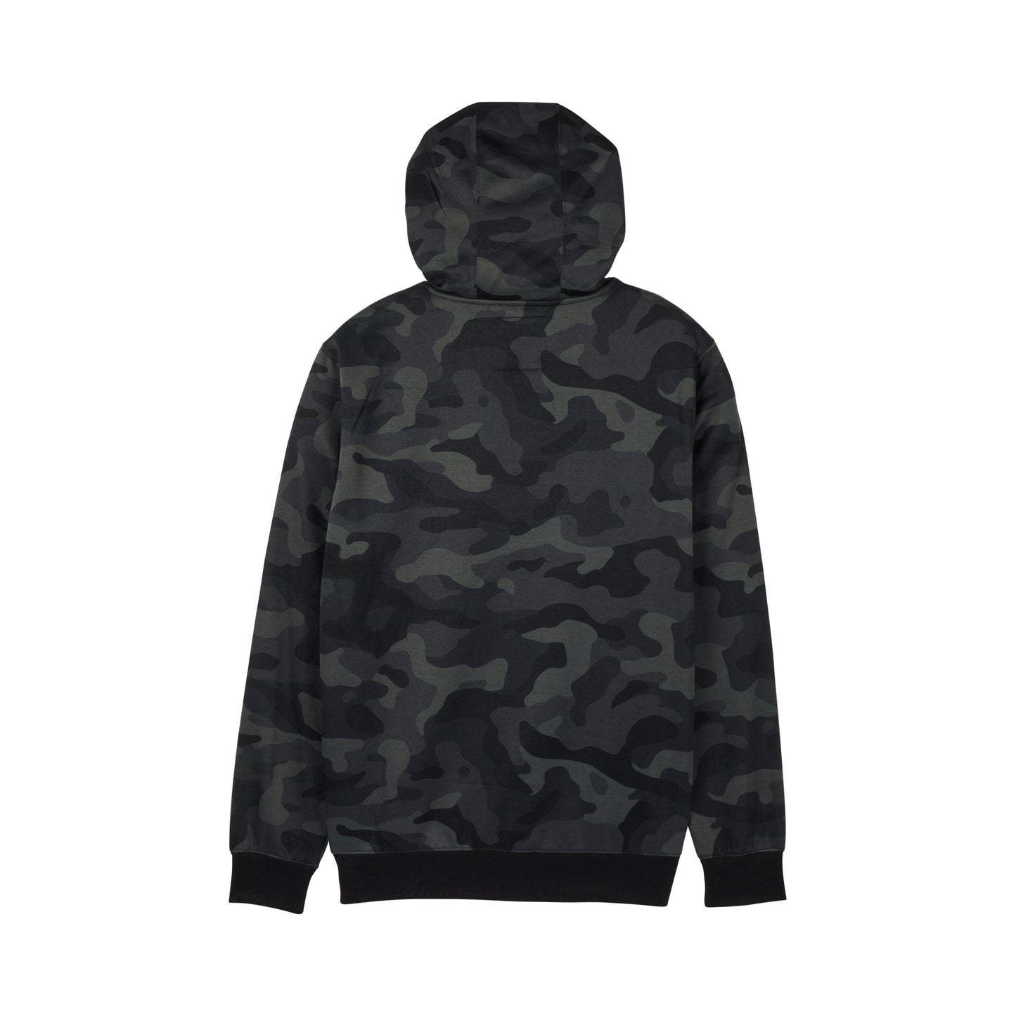 Fox Fox Head Camo Fleece Pullover Jumper - S - Black Camo