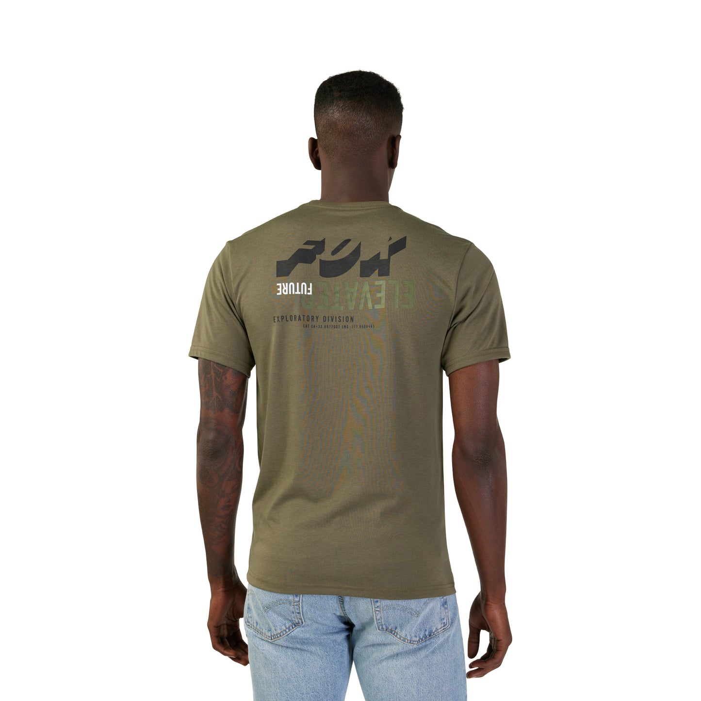Fox Leo Short Sleeve Tech Tee Jersey - S - Olive Green