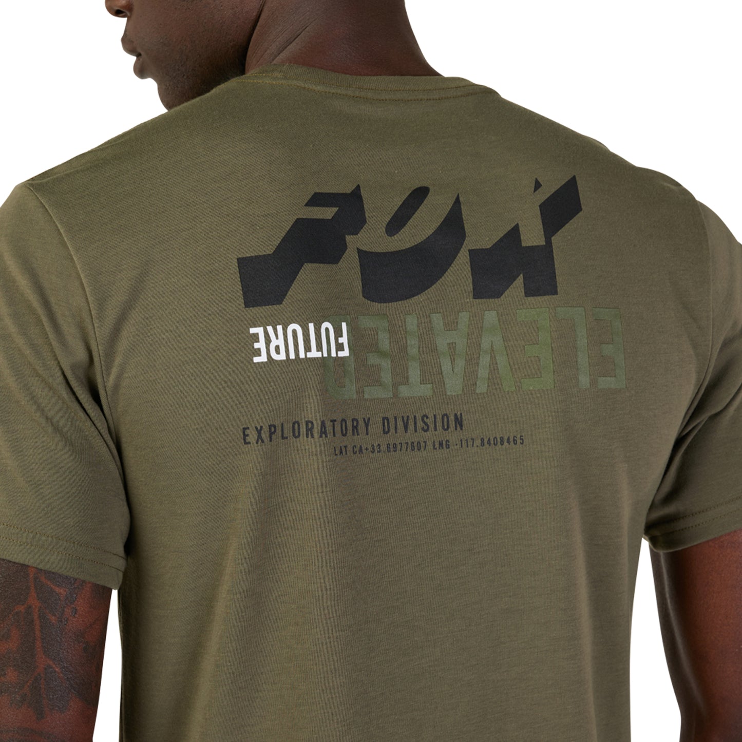 Fox Leo Short Sleeve Tech Tee Jersey - L - Olive Green