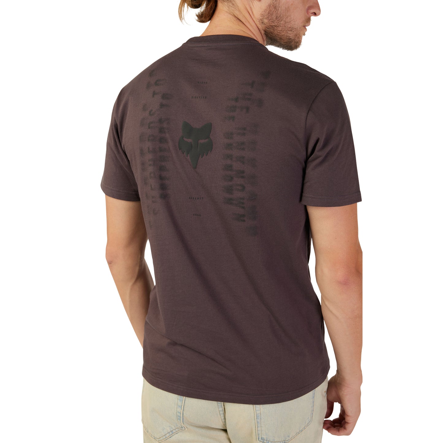 Fox Faded Out Short Sleeve Premium Jersey - L - Purple