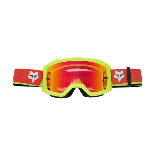 Fox Main Ballast Goggles - One Size Fits Most - Black - Red - Spark Mirror Red Lens