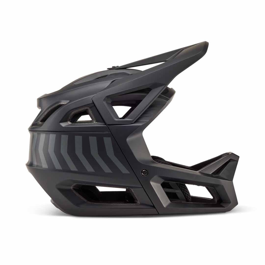 Fox Proframe MIPS Youth Helmet - One Size Fits Most - Race Energy - Black
