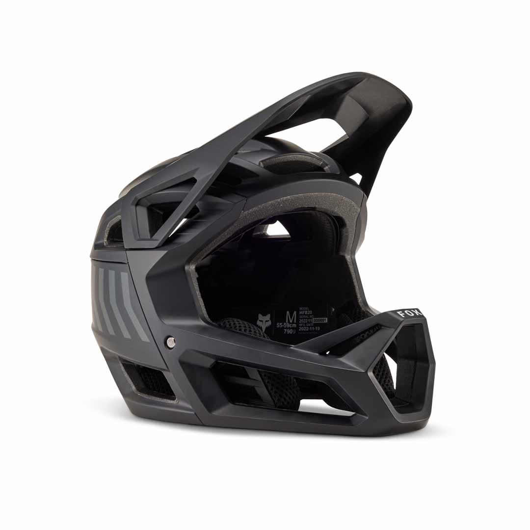 Fox Proframe MIPS Youth Helmet - One Size Fits Most - Race Energy - Black