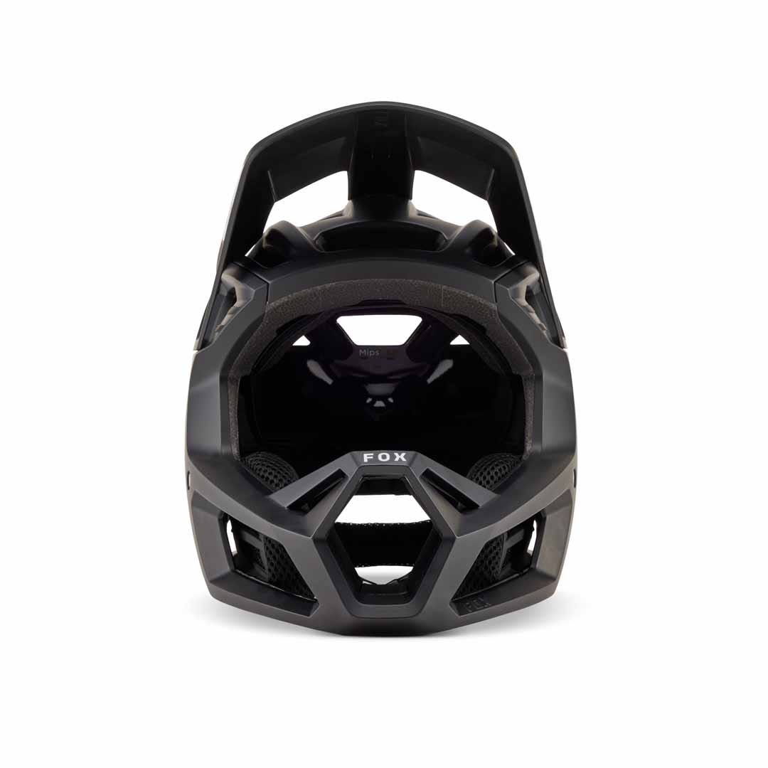 Fox Proframe MIPS Youth Helmet - One Size Fits Most - Race Energy - Black