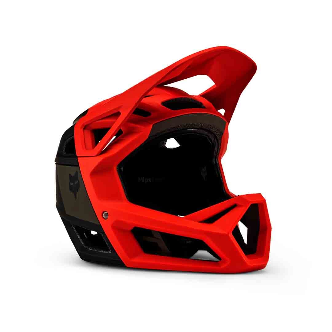 Fox Proframe RS MIPS Helmet - S - Nuf - Orange Flame