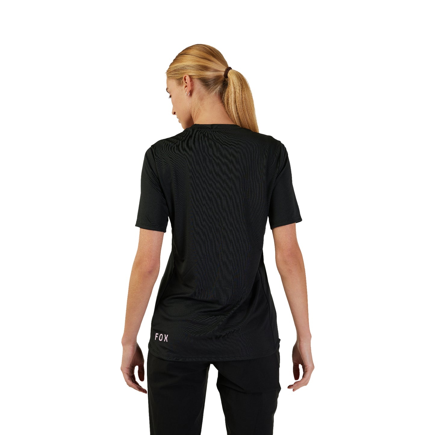 Fox Ranger Women's Short Sleeve Jersey - Women's M - Black - Solid Foxhead