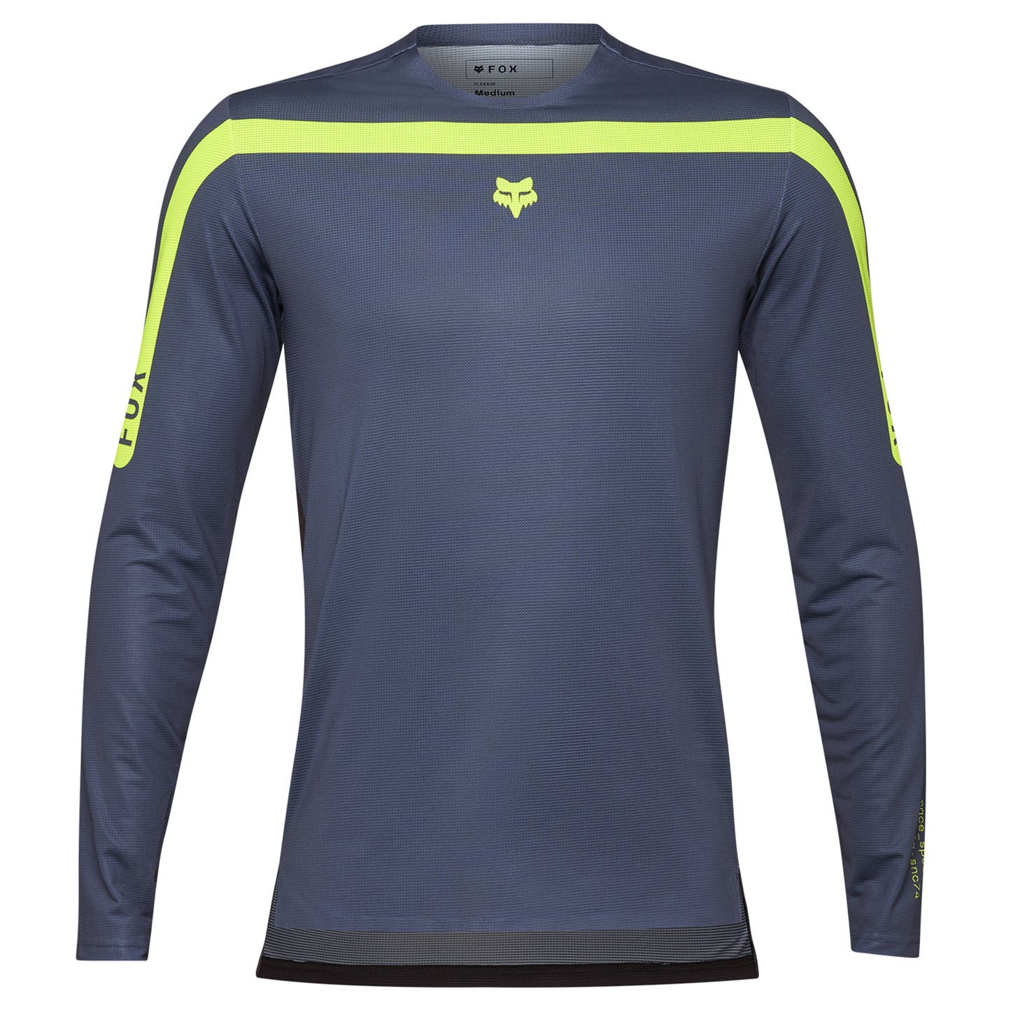 Fox Flexair Aviation Long Sleeve Jersey - L - Graphite
