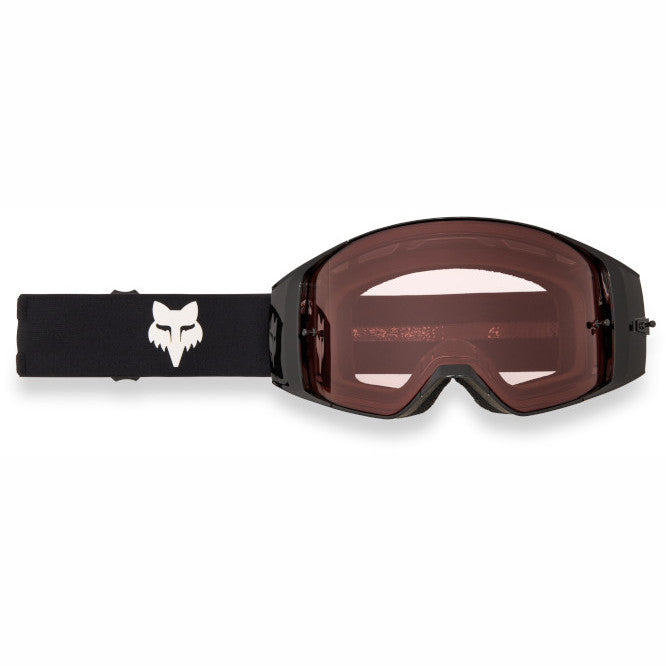 Fox MTB Vue Max Vivid Goggles - One Size Fits Most - Vivid Black / Red