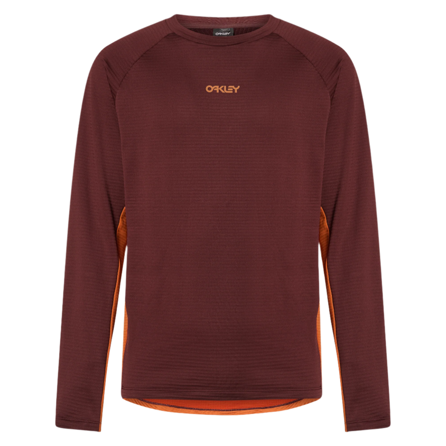 Oakley Seeker Revel Thermal Long Sleeve Jersey - L - Grenache