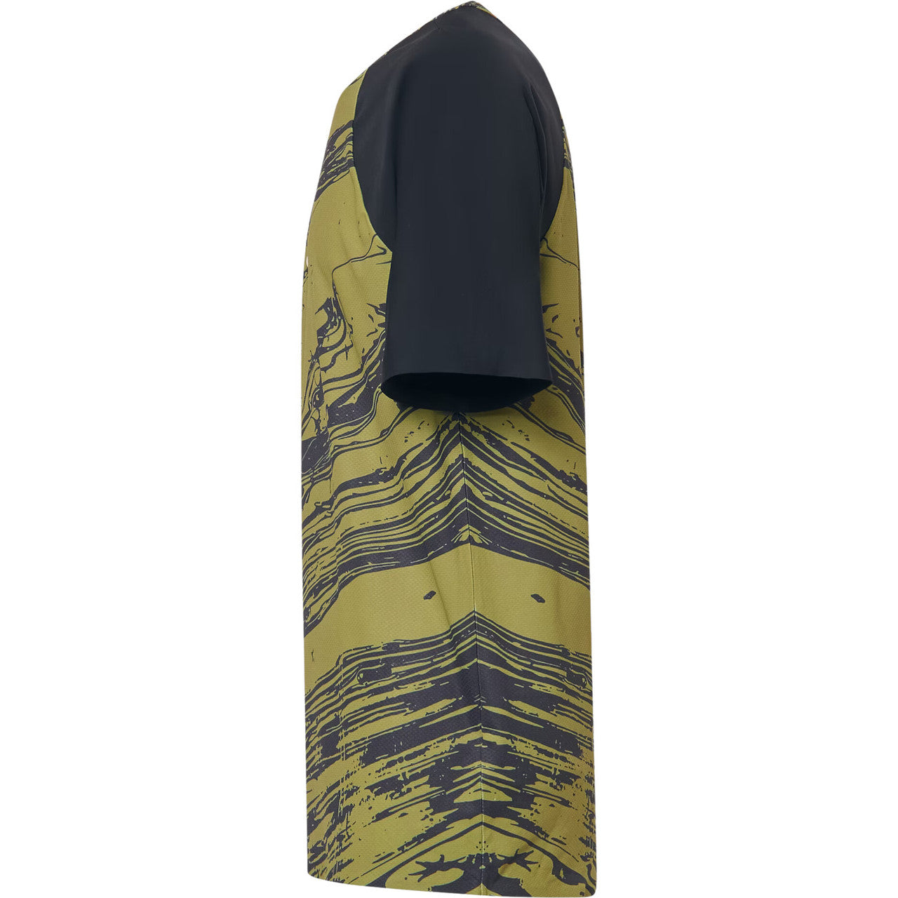 Oakley Seeker Airline Short Sleeve Jersey - S - Duality Swirl - Green - Black