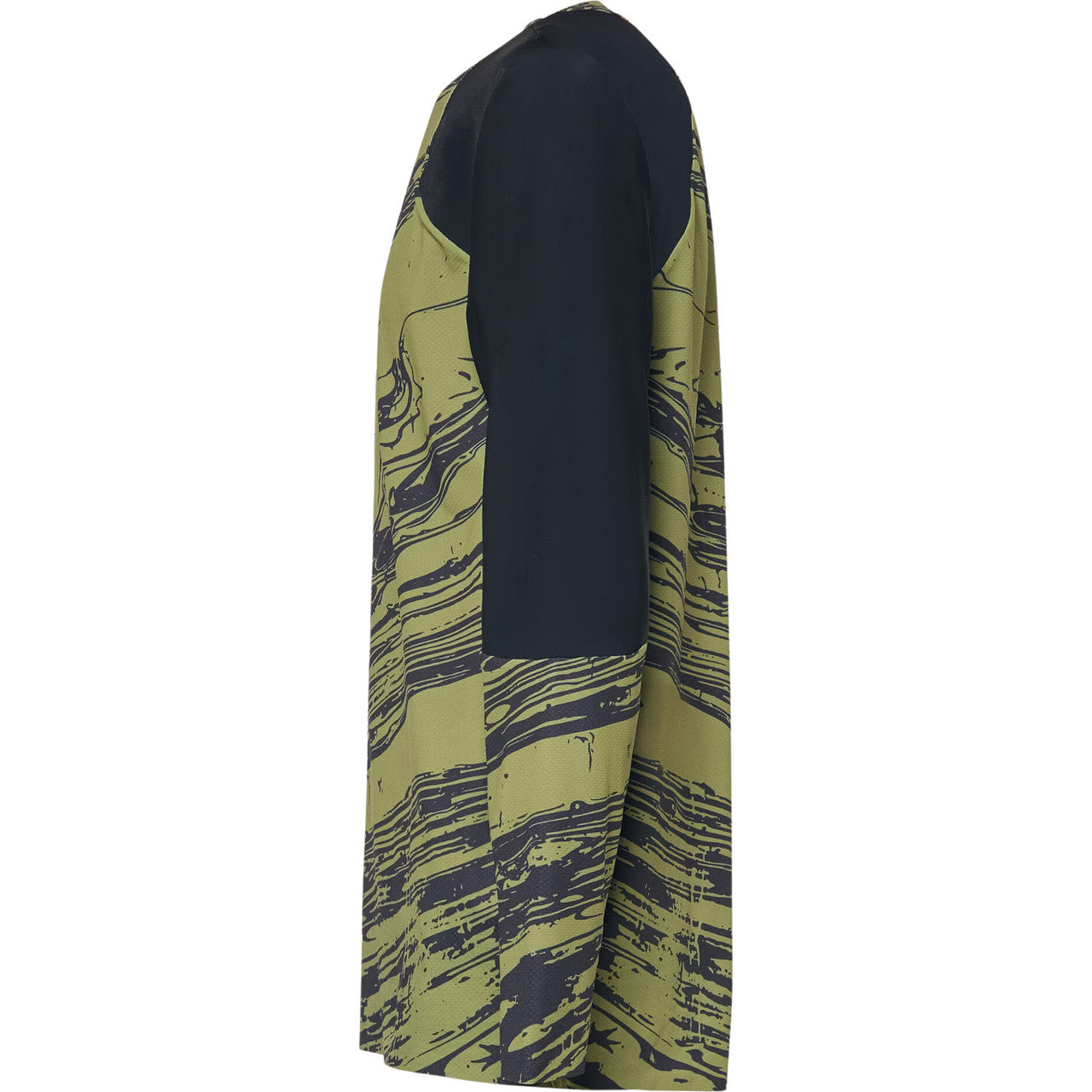 Oakley Seeker Airline Long Sleeve Jersey - M - Duality Swirl - Green - Black