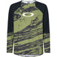 Oakley Seeker Airline Long Sleeve Jersey - XL - Duality Swirl - Green - Black