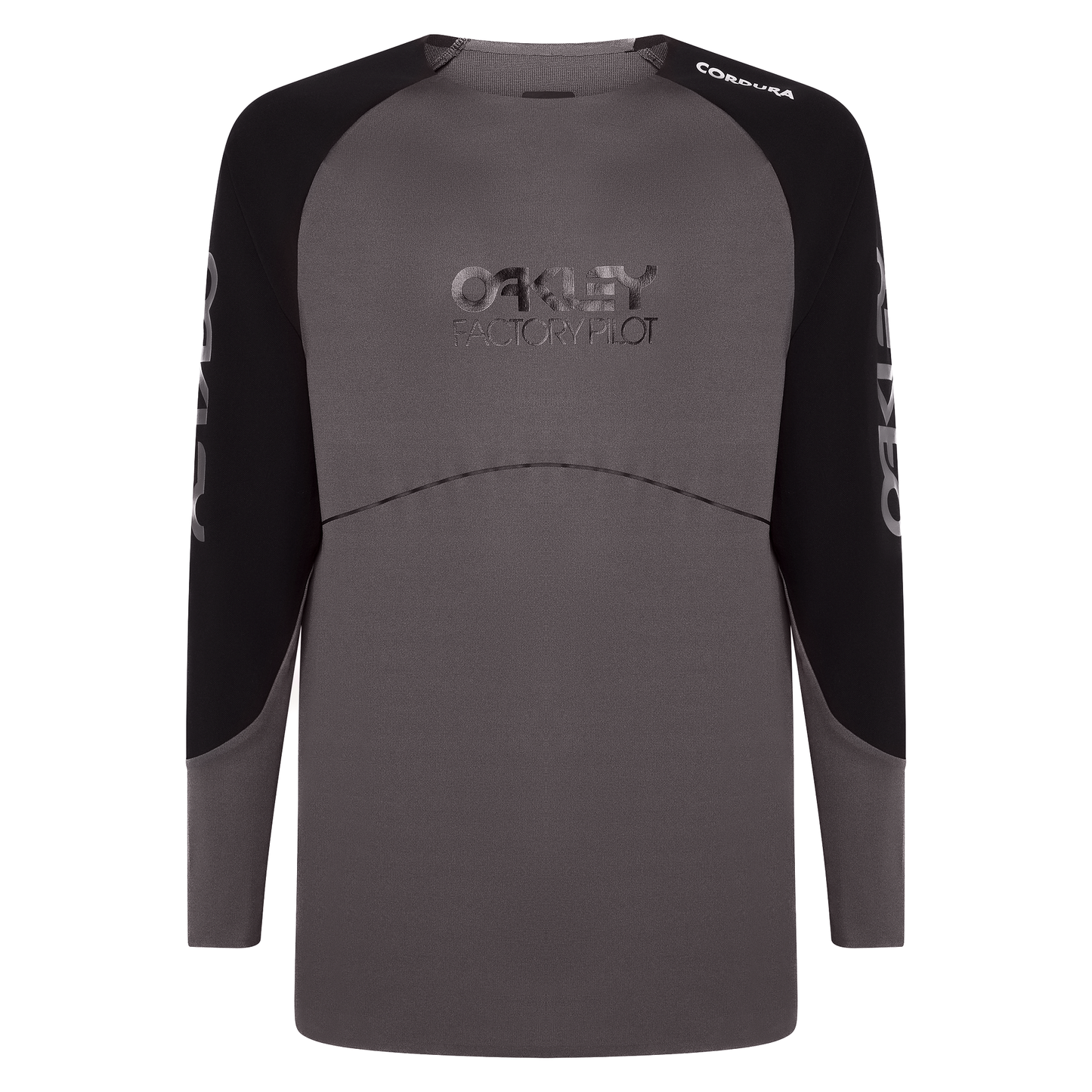 Oakley Maven Scrub Long Sleeve Jersey - L - Black - Grey