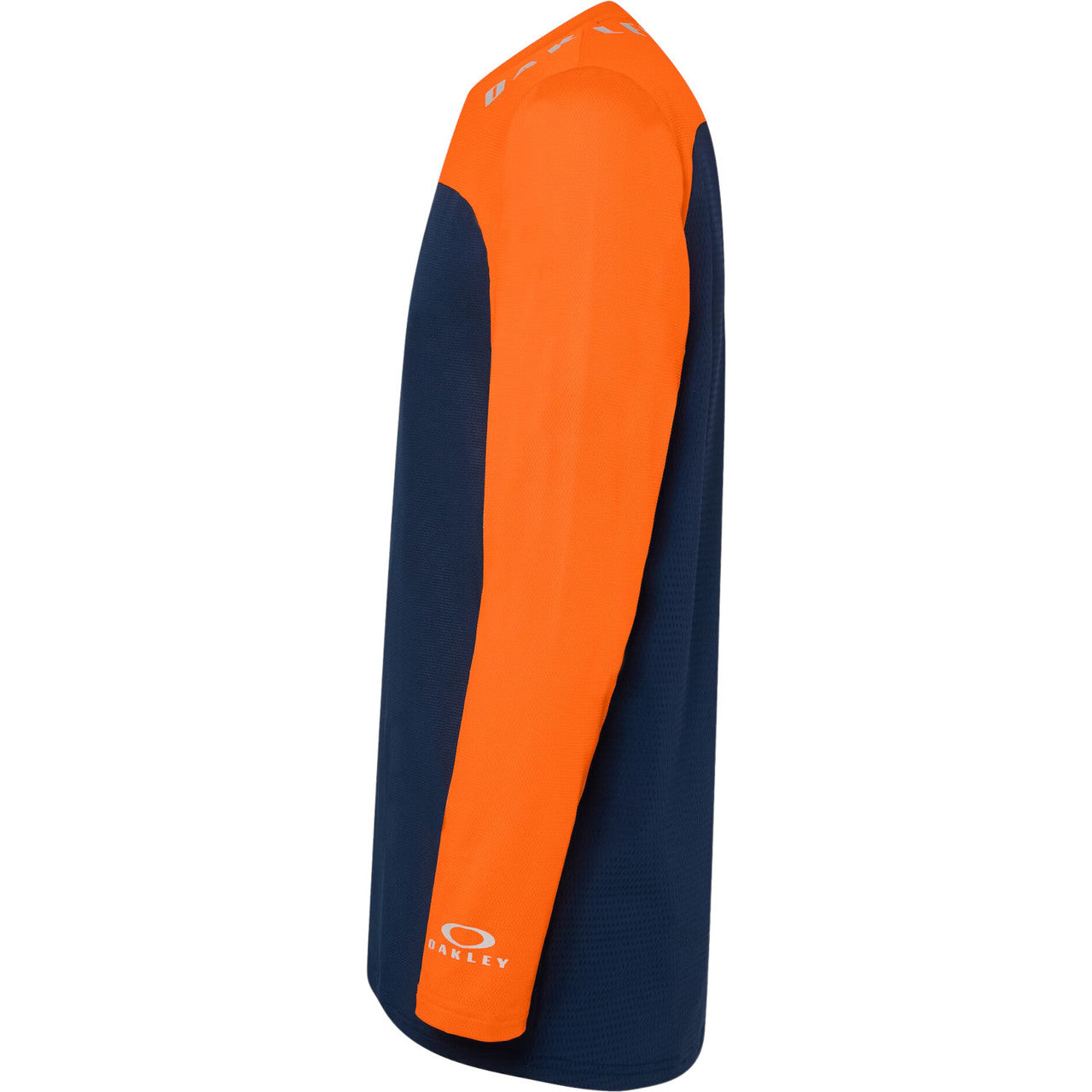 Oakley Free Ride RC Long Sleeve Jersey - S - Orange - Blue